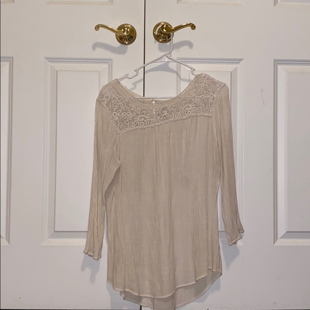 Sheer Lacey Top